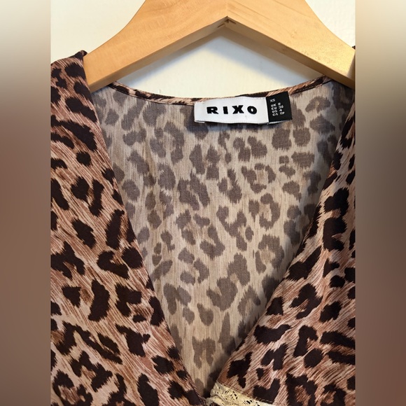 RIXO | Ellen Leopard Print Dress, Size XS - Picture 6 of 15